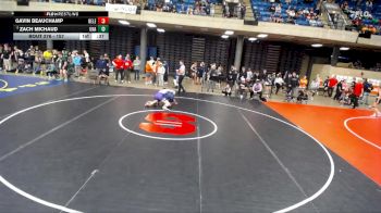 157 lbs Champ. Round 2 - Zach Michaud, Unattached vs Gavin Beauchamp, Unattached