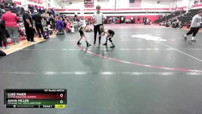 70 lbs 1st Place Match - Luke Maier, SlyFox Wrestling Academy vs Gavin Miller, Pleasant Hill Youth Wrestling