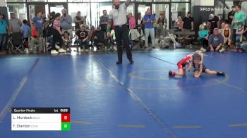 40 lbs Quarterfinal - Lawson Murdock, Backyard Brawlers vs Troy Clanton, Storm Wrestling Center