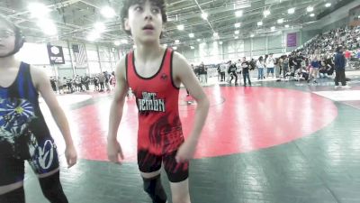 110 lbs 1st Place Match - Isaac Apodaca, Mat Demon Wrestling Club vs Payton Graveline, Mat Demon Wrestling Club