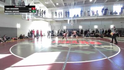 175 lbs Champ. Round 1 - Michael Spears, Belgrade vs Ben Johansen, Camas