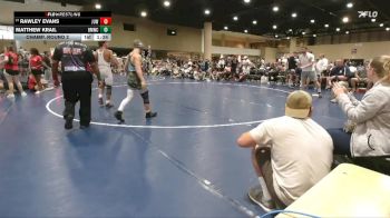 150 lbs Champ. Round 2 - Rawley Evans, Jackson USA Wrestling vs Matthew Krail, Brother Melchior Wrestling Clu