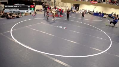 Girls K-8 - 92 Brooklyn Poncelet, Chatfield-Girls vs Madilyn Trottier, Apple Valley-Girls