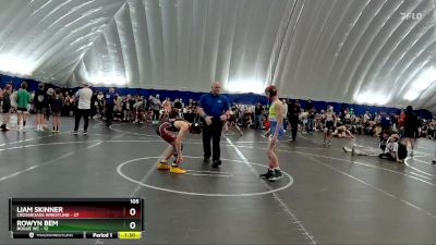 105 lbs Finals (2 Team) - Rowyn Bem, Rogue WC vs Liam Skinner, Crossroads Wrestling