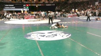 Girls 105 lbs Quarterfinal - Leah Duran, Atrisco Heritage vs Alexa Flores, Silver