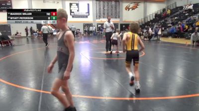 66 lbs Cons. Semi - Maddox Miller, Tiger Wrestling Club vs Wyatt Peterson, DC Elite