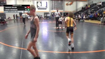 66 lbs Cons. Semi - Maddox Miller, Tiger Wrestling Club vs Wyatt Peterson, DC Elite