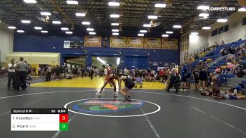 126 lbs Consi Of 8 #1 - Travis Knowlton, Unaffiliated vs Caleb Picard, Camden Elite