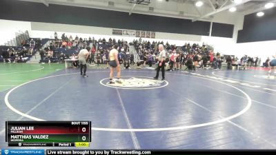 138 lbs Cons. Round 6 - Julian Lee, Millikan vs Matthias Valdez, Hesperia