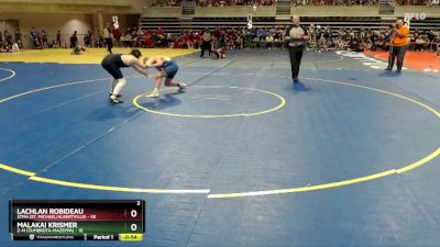 215 lbs Finals (8 Team) - Lachlan Robideau, STMA (St. Michael/Albertville) vs Malakai Krismer, Z-M (Zumbrota-Mazeppa)