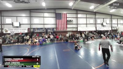 79 lbs Champ. Round 1 - Cassell Chandler, Southern Utah Elite vs Louis Christen, Payson Lions Wrestling Club