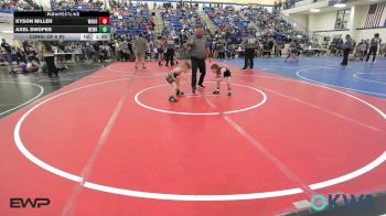 46 lbs Consi Of 8 #2 - Kyson Miller, Wagoner Takedown Club vs Axel Swopes, Newkirk Takedown Club