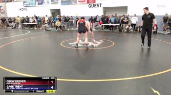 175 lbs Cons. Round 1 - Drew Deemer, Mat-Su Matmen vs Gage Trent, Soldotna Whalers Wrestling Club