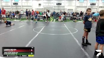 52 lbs Round 1 (6 Team) - Greyson Bosley, U2 Upstate Uprising vs Joseph Relyea, Revolution Elite