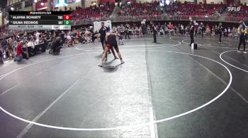 126 lbs 1st Place Match - Alayna Schuett, Trojan Wrestling Club vs Gilma Recinos, Lakeview