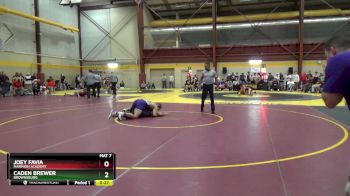 215 lbs Cons. Round 4 - Joey Favia, Marmion Academy vs Caden Brewer, Brownsburg