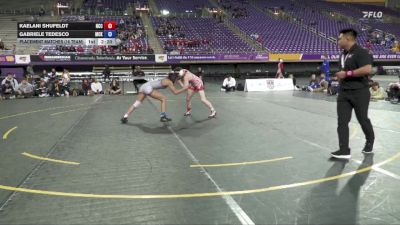 110 lbs Placement Matches (16 Team) - Kaelani Shufeldt, North Central College vs Gabriele Tedesco, McKendree University