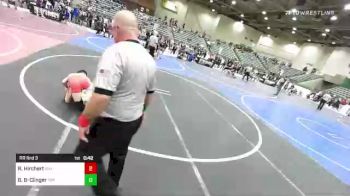 88 lbs Rr Rnd 3 - Ryan Hirchert, Idaho Gold WC vs Brice Bearchum-Clinger, Top Fuelers