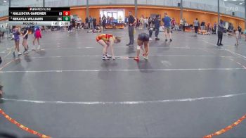 110/115 Round 1 - Mikayla Williams, Storm Wrestling Center vs Kalliscya Gardner, Carolina Reapers