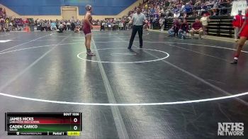 1 - 175 lbs Champ. Round 1 - Caden Carico, Galax vs James Hicks, Lancaster High School