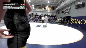 190 lbs Champ. Round 1 - Graesyn Lee, Ventura vs Aubreyelle Baeza, San Dimas