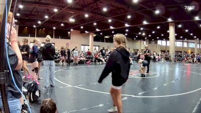 92 lbs Round 3 (4 Team) - Alexia Paoletto, Mississippi WC vs Haylee Johnson, BRAWL Black