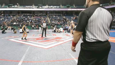 5A - 100 lbs Cons. Semi - Yeily Arreola Ruiz, Parkwood High School vs Perry Yeatts, Currituck County