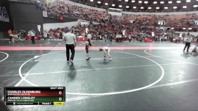 57 lbs Cons. Round 4 - Camden Longley, Oregon Youth Wrestling vs Charles Oldenburg, Burlington Youth WC