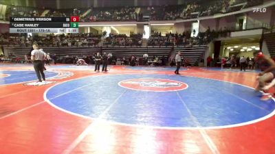 175-1A Cons. Round 3 - Demetrius Iverson, Bacon County vs Case Hanley, Banks County
