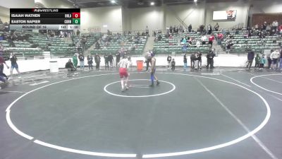 82 lbs Round Of 16 - Easton Napier, Cornerstone Mat Club vs Isaiah Wathen, Orland WC