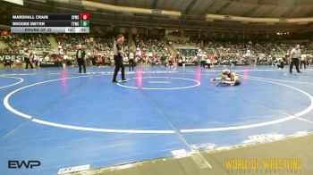 64 lbs Round Of 32 - Marshall Crain, Seymour Youth Wrestling Club vs Brodee Meyer, Team Tulsa Wrestling Club