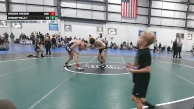 138 lbs Placement (4 Team) - Deegan Nelson, NORTH CAROLINA WRESTLING FACTORY vs Parker Welch, STAUNTON REAPER