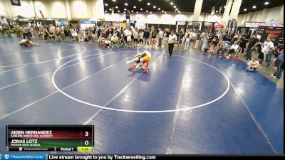 150 lbs Cons. Round 3 - Jonas Lotz, Payson High School vs Aiden Hernandez, Sublime Wrestling Academy