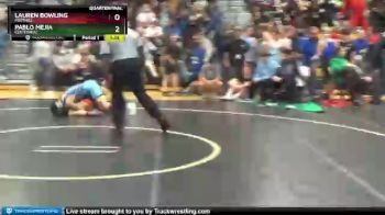 132 lbs Quarterfinal - Pablo Mejia, Centennial vs Lauren Bowling, Foothill