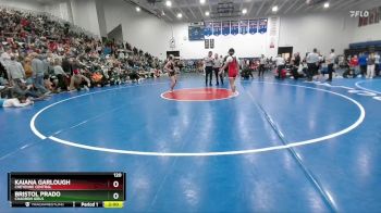 120 lbs 1st Place Match - Bristol Prado, Chadron Girls vs Kaiana Garlough, Cheyenne Central