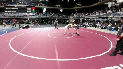 6A 165 lbs Champ. Round 1 - Declan Kelts, San Antonio Churchill vs Trever Land, Waller