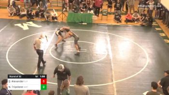 132 lbs Prelims - Quinn Alexander, Saint John's Prep vs Nathan Tripolone, Norton