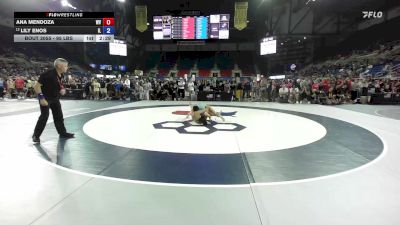 95 lbs Cons. Sub-quarters - Ana Mendoza, WV vs Lily Enos, IL