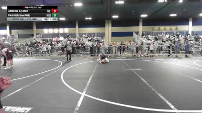 123 lbs Round Of 64 - Adrian Adame, The Empire vs Parker Savage, Fossil Ridge HS