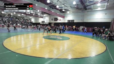 155 lbs Cons. Round 1 - Aliyah Soto, Costa Mesa vs Madison Marin, Bonita