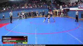 138 lbs Quarterfinal - Josie Hause, Monrovia vs Sierra Pienkowski, Mount Vernon