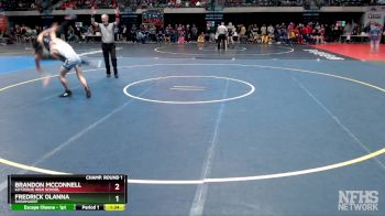 125 lbs Champ. Round 1 - Brandon Mcconnell, Kotzebue High School vs Fredrick Olanna, Shishmaref