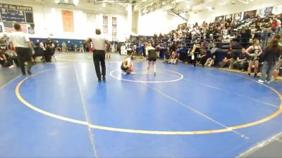 135 lbs Champ. Round 2 - Juliet Salzar, Northview vs Reagan Kelly, Alhambra/Alhambra
