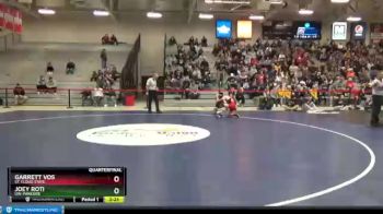 133 lbs Quarterfinal - Garrett Vos, St. Cloud State. vs Joey Roti, UW-Parkside