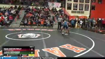 145 lbs Champ. Round 1 - Isaac Gayton-reilly, Chicago (ST. RITA) vs Aaron Hernandez, Arlington Heights (HERSEY)