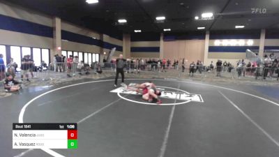 130 lbs Final - Nickolas Valencia, Juggernaut WC vs Adam Vasquez, Rough House WC