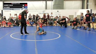 31 lbs Rr Rnd 4 - Aubrey DAlie, Badger Girls Elite - W vs Lia Ames, Lady Warriors United - W