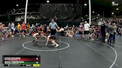 60 lbs Round 5 (8 Team) - Bohdi Tsikerdanos, Warhawks Wrestling vs Lucas Schuman, Mat Assassins Black