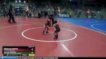 37 lbs Cons. Round 2 - Decklan Owens, Cushing Wrestling vs Rhyan Rivera, Oklahoma Wrestling Academy