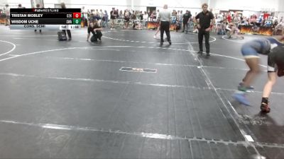 165 lbs Cons. Semi - Wisdom Uche, Slate Wrestling Academy vs Tristan Mobley, C2X